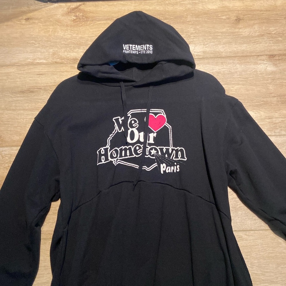 2018 vetement hoodie